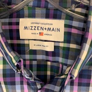 Mizzen+Main Leeward Collection Men’s Shirt XL Trim
